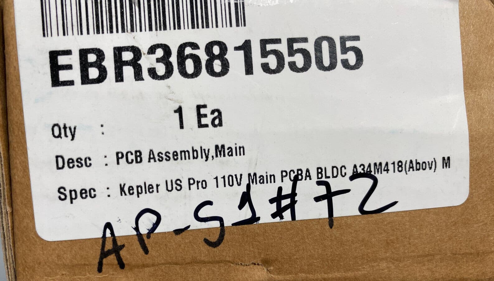 EBR36815505 OEM LG Washer Control Board Genuine — thumbnail 4