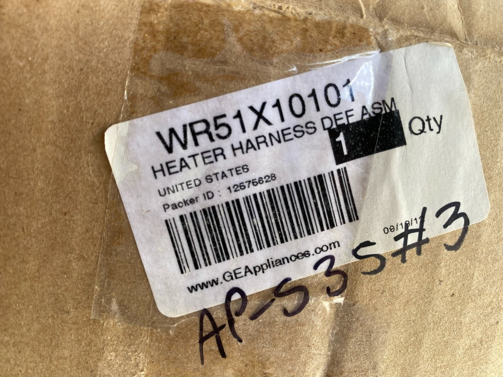 New Genuine GE Refrigerator Defrost Heater Kit WR51X10101 — thumbnail 6