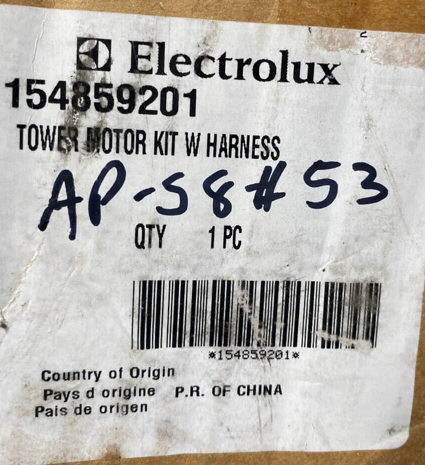 Genuine Frigidaire Dishwasher Tower Motor  154859201 — thumbnail 5