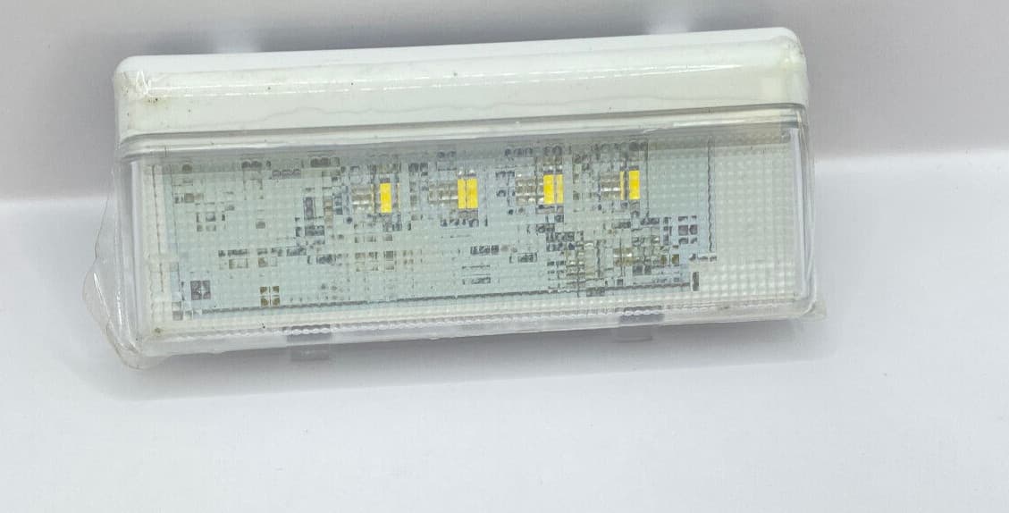 New Genuine Whirlpool Refrigerator LED Light and Tapered Lens Cover WPW10515057