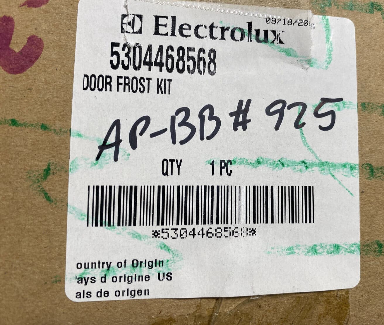 NEW  Genuine OEM  Frigidaire Refrigerator Door Frost Kit 5304468568 — thumbnail 5