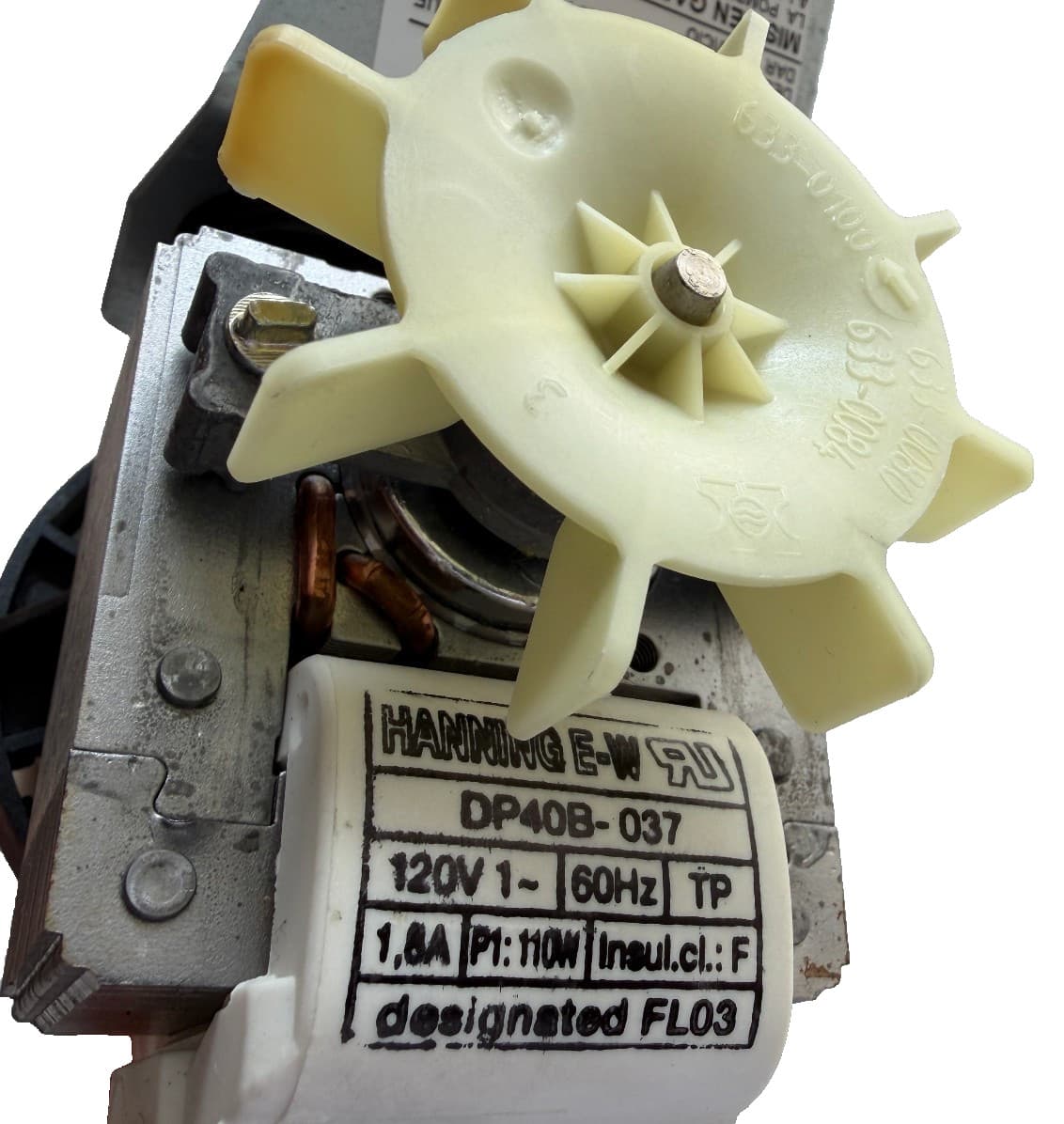 WH23X10015  DP40B-037 OEM GE Washer Drain Pump (120V, 60Hz) New Genuine — thumbnail 2