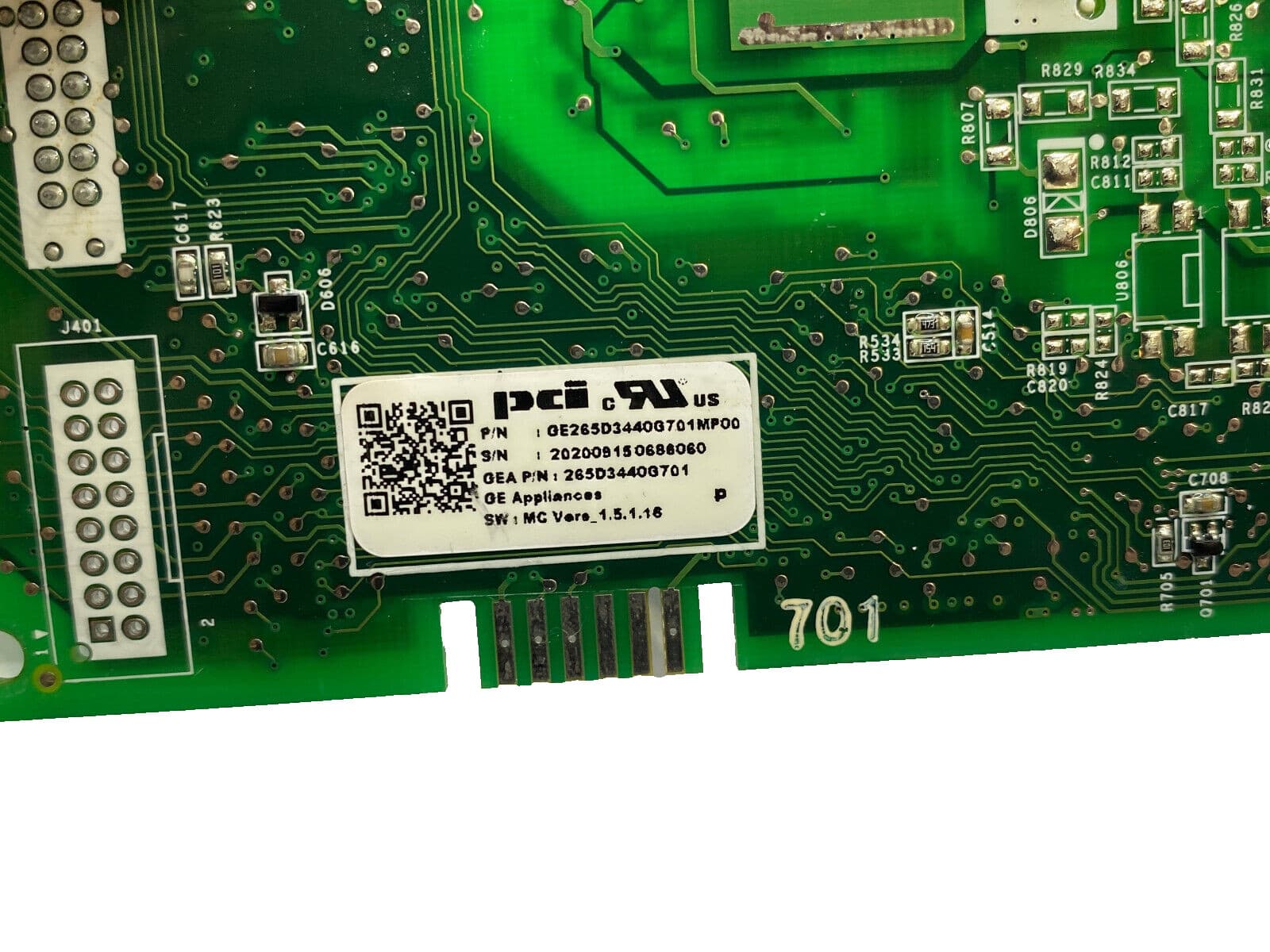 Genuine OEM GE Dishwasher Control Board CDT800P2N0S1 WD21X25992 — thumbnail 2