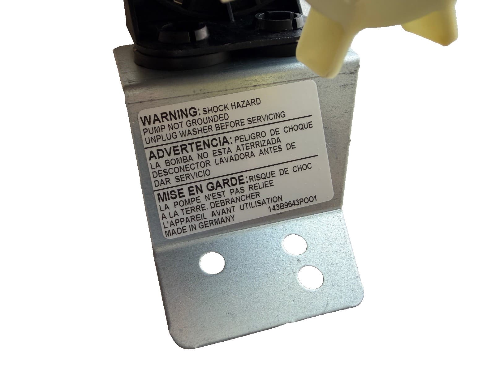 WH23X10015  DP40B-037 OEM GE Washer Drain Pump (120V, 60Hz) New Genuine — thumbnail 3