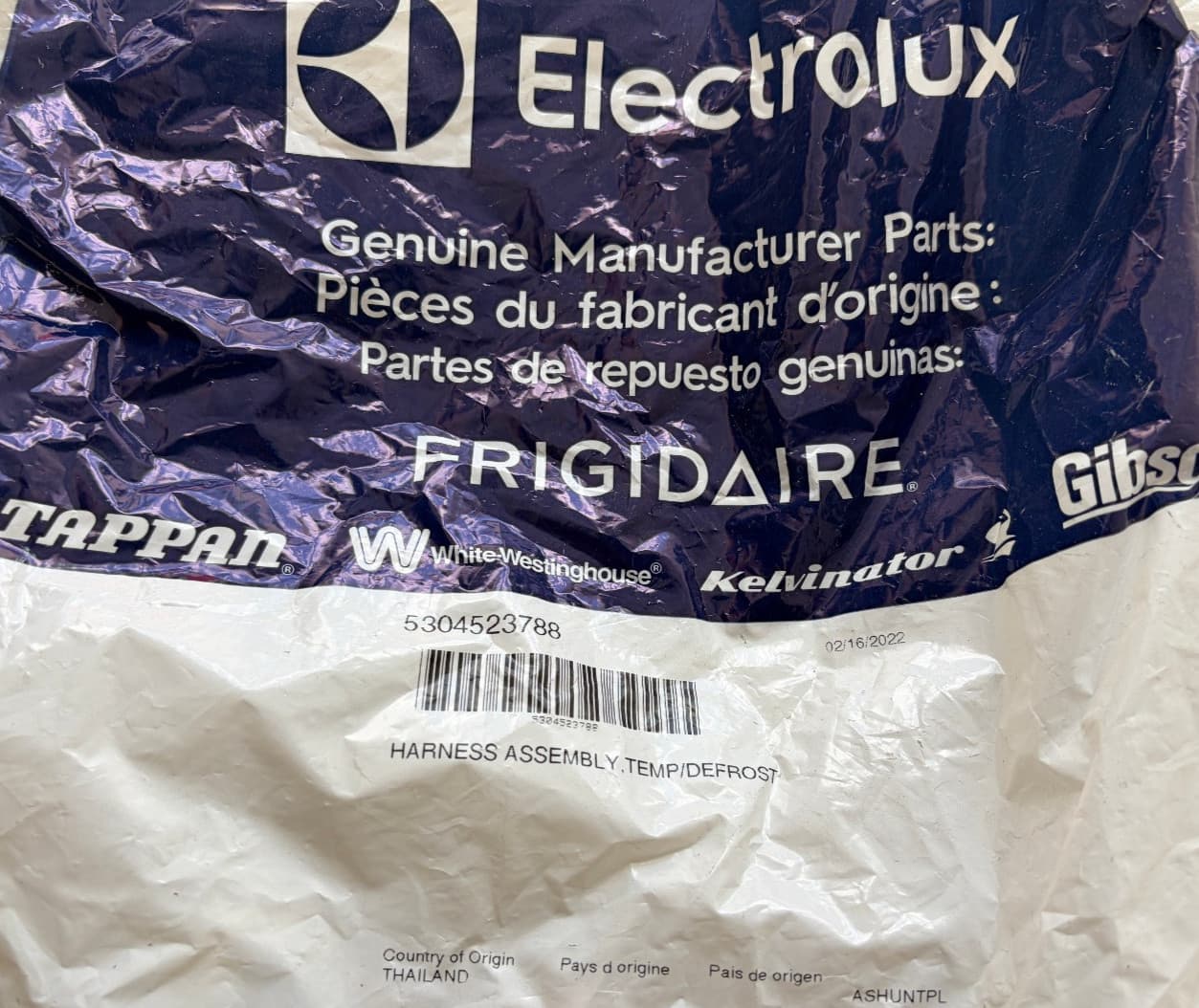 5304523788 OEM Frigidaire Refrigerator Freezer Defrost Thermostat New Genuine — thumbnail 2