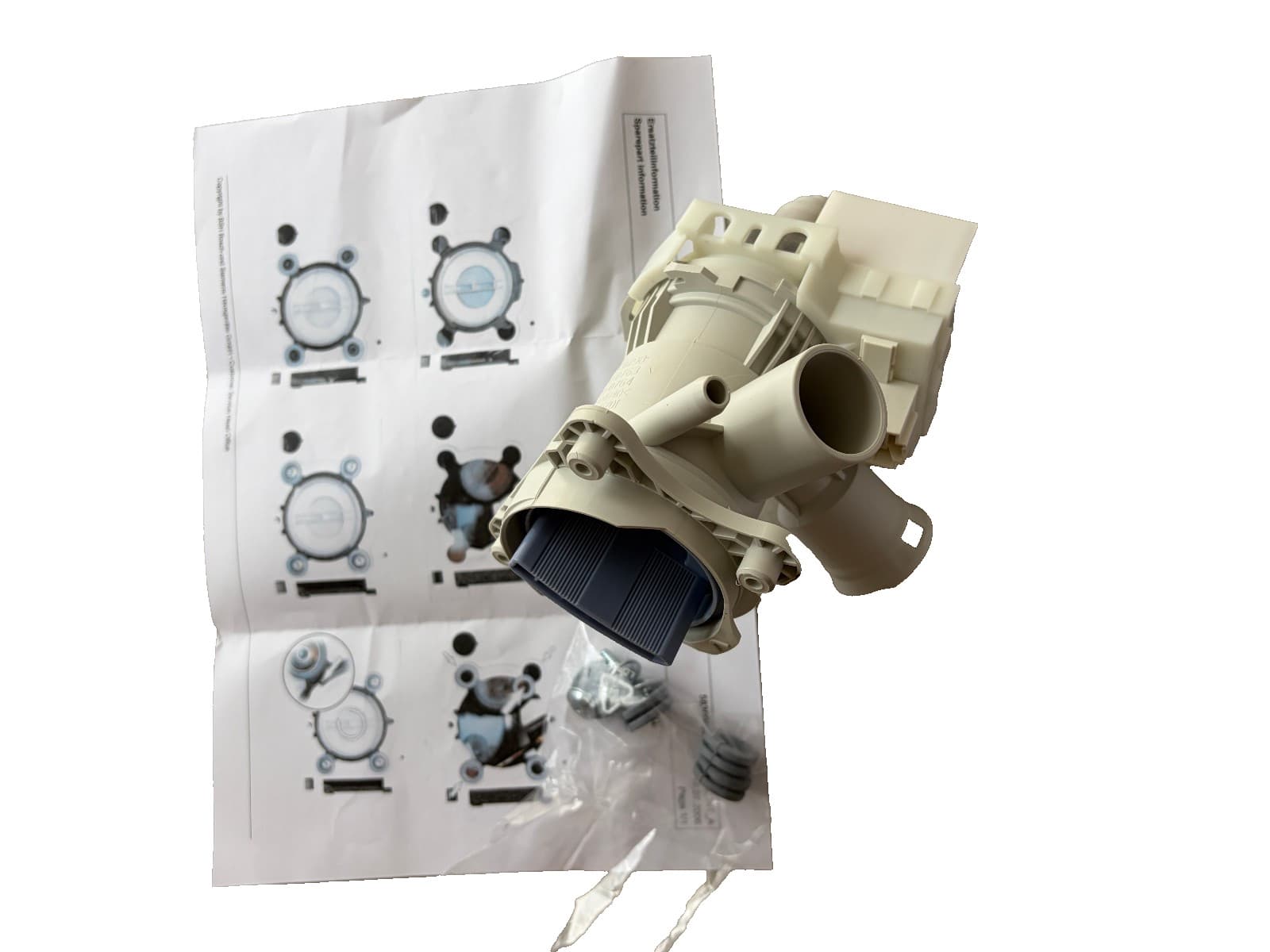00145753 OEM Bosch Washer Drain Pump Genuine — thumbnail 4