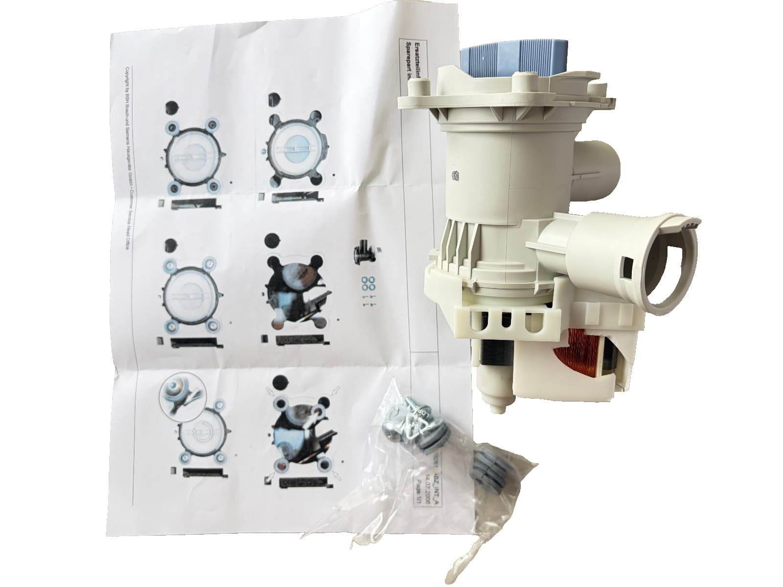 00145753 OEM Bosch Washer Drain Pump Genuine